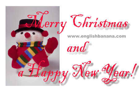 Merry Christmas and a Happy New Year...!